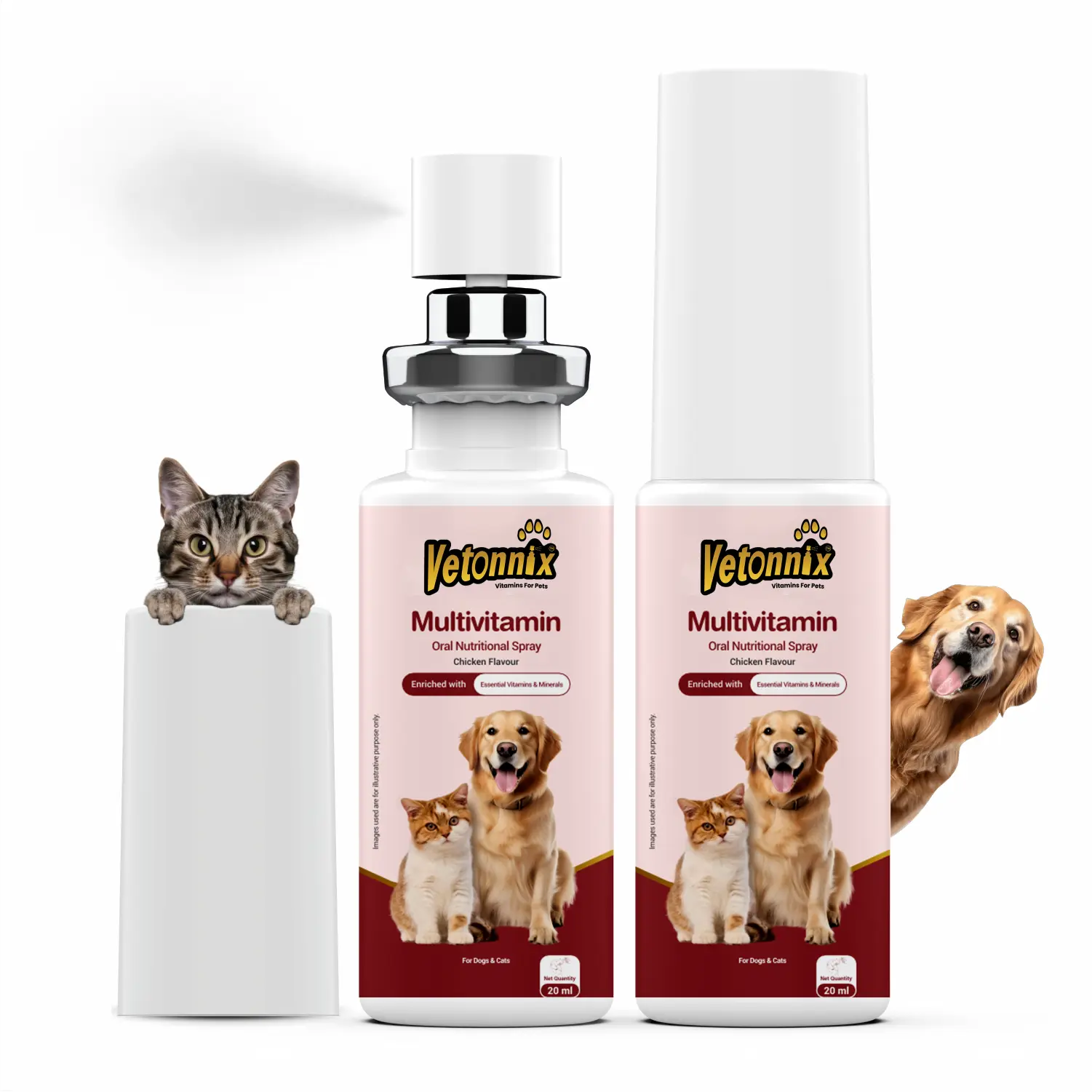 Vetonnix Multivitamin Oral Nutritional Spray for pets 